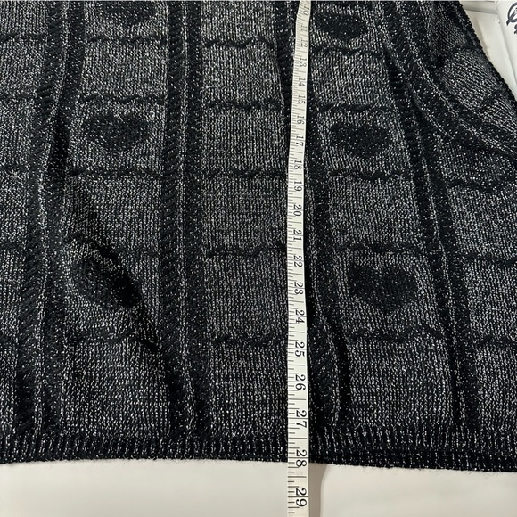 VTG Metallic Heart Sweater - Picture 9 of 10
